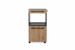Finori Rollcontainer "Luzie" Anthrazit / Artisan Oak