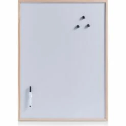 HTI-Living Magnettafel Set Mit Magneten Und Stift Rahmen Aus Kiefernholz