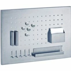 HTI-Living Memobord Mit Utensilien Edelstahl