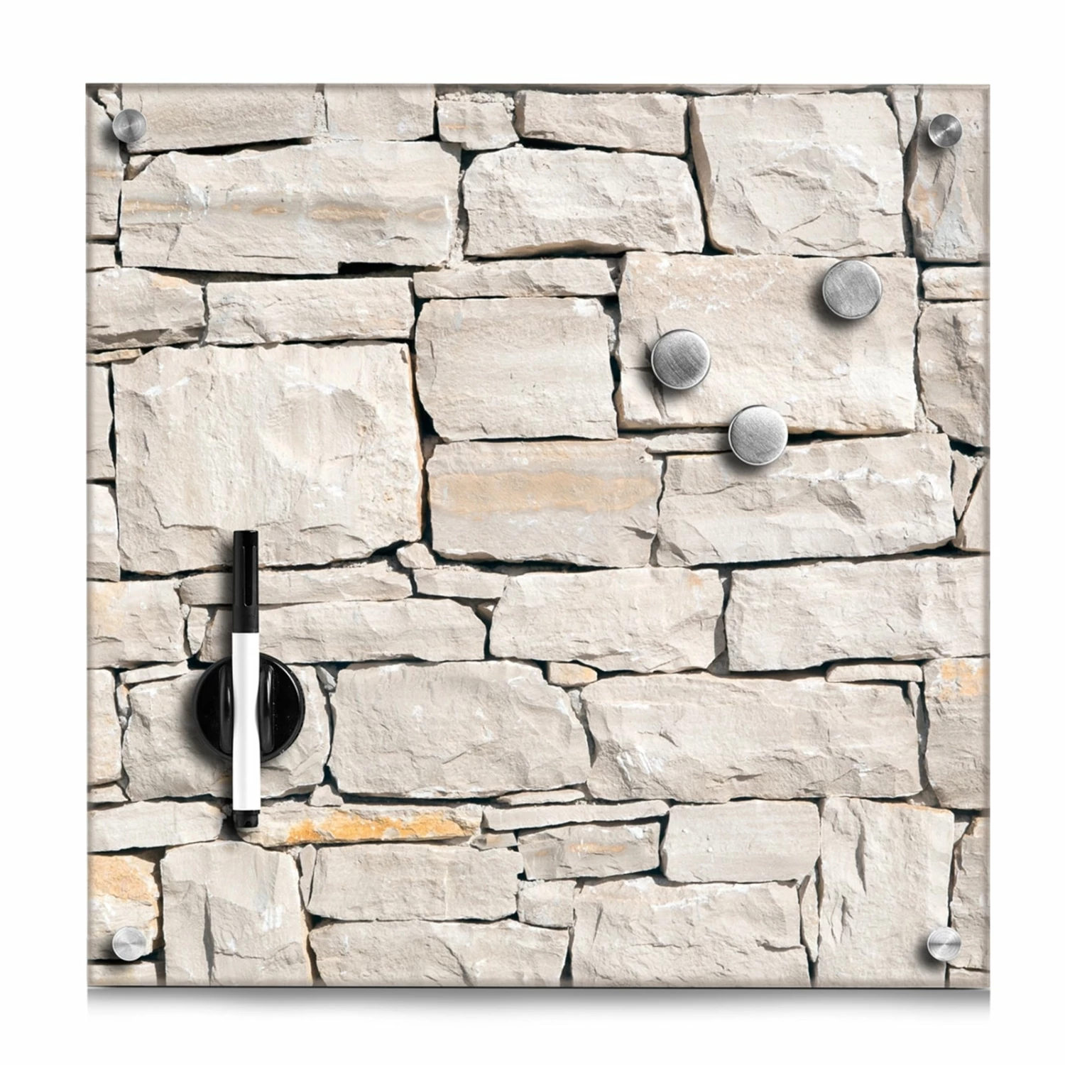 HTI-Living Memoboard Glas Stone