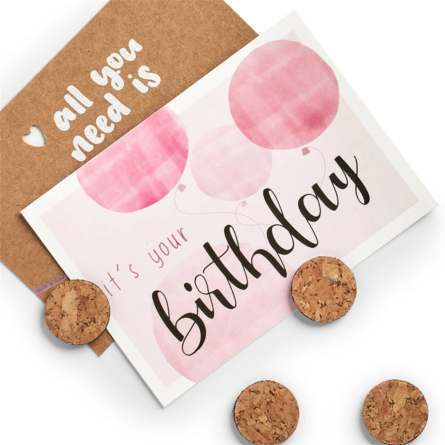 HTI-Living Magnet - Set Aus Kork 4-teilig – Bild 2