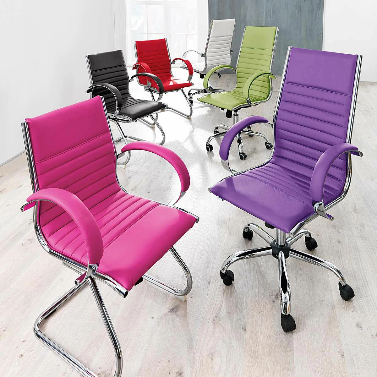 Besucherstuhl Ernesto Weiß – Bild 3