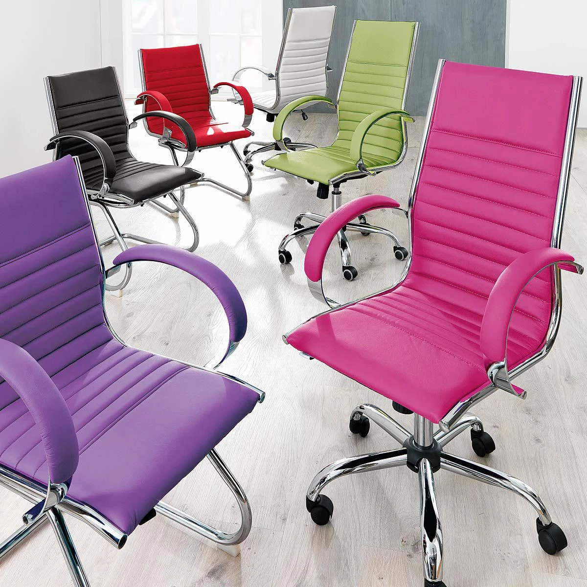 Besucherstuhl Ernesto Weiß – Bild 4