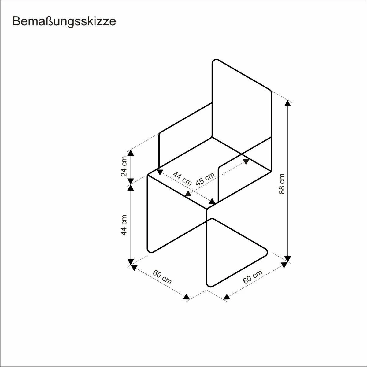Besucherstuhl Ernesto Weiß – Bild 6