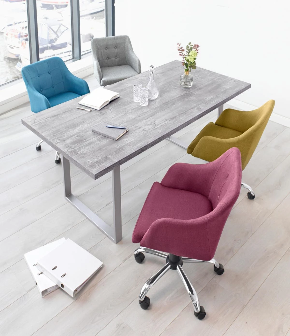 Drehstuhl Mia Grau – Bild 6