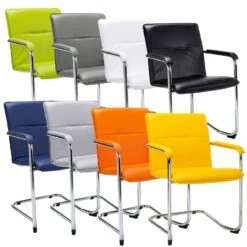 Besucherstuhl-Set, 2-tlg. Rumba Blau