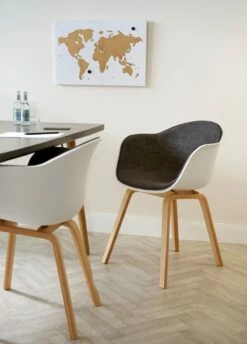 Stuhl Sid Grau/Weiß