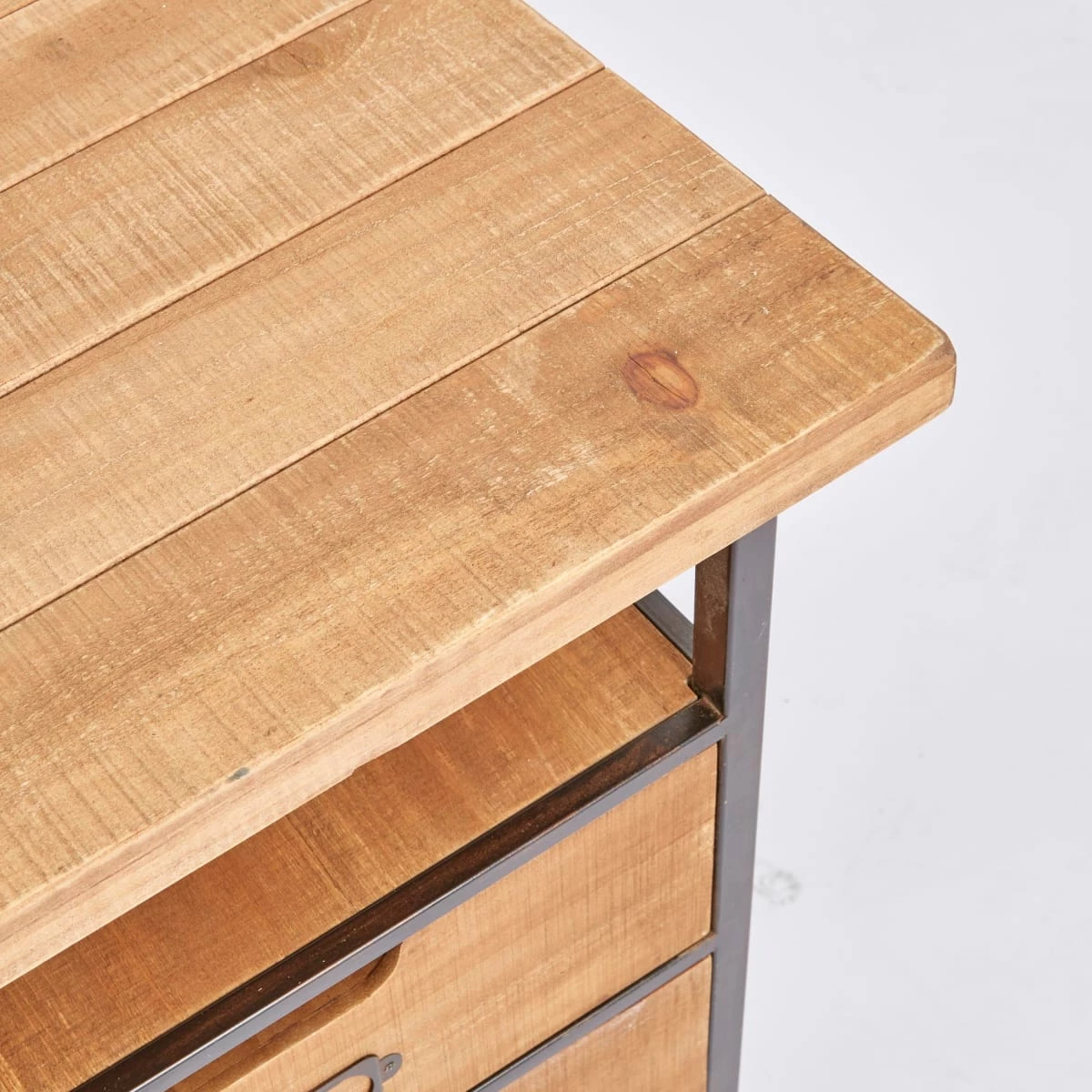 Schreibtisch Rusty Braun/Schwarz – Bild 3