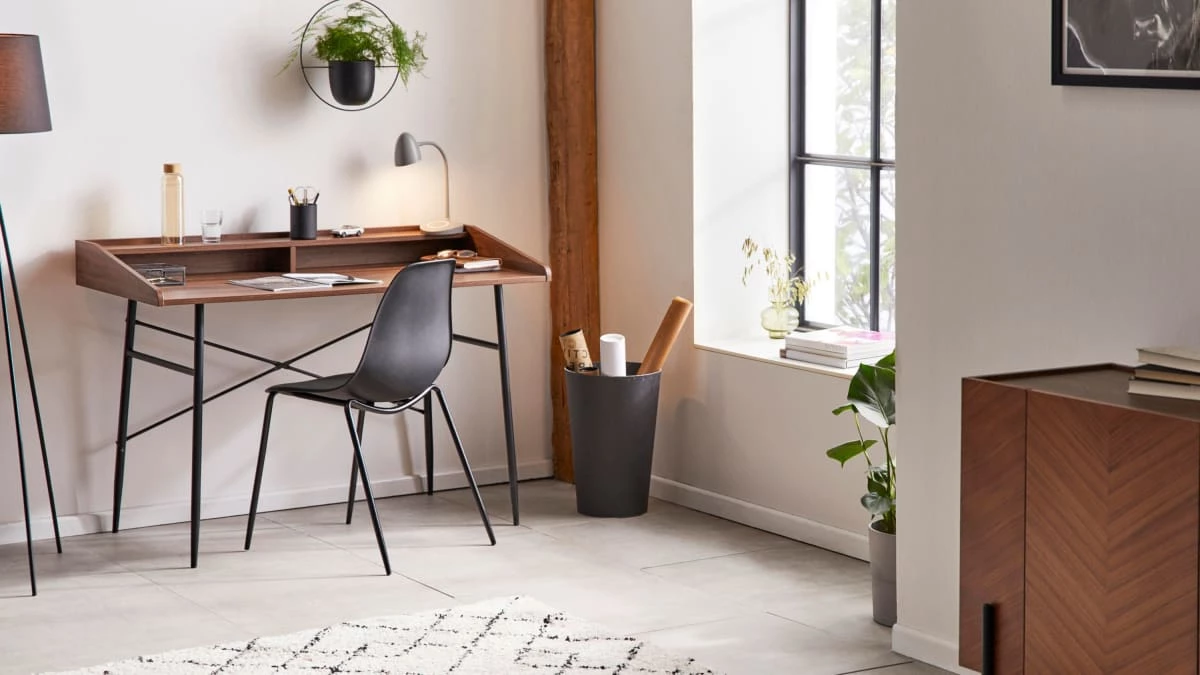 Schreibtisch Leeds Braun – Bild 3