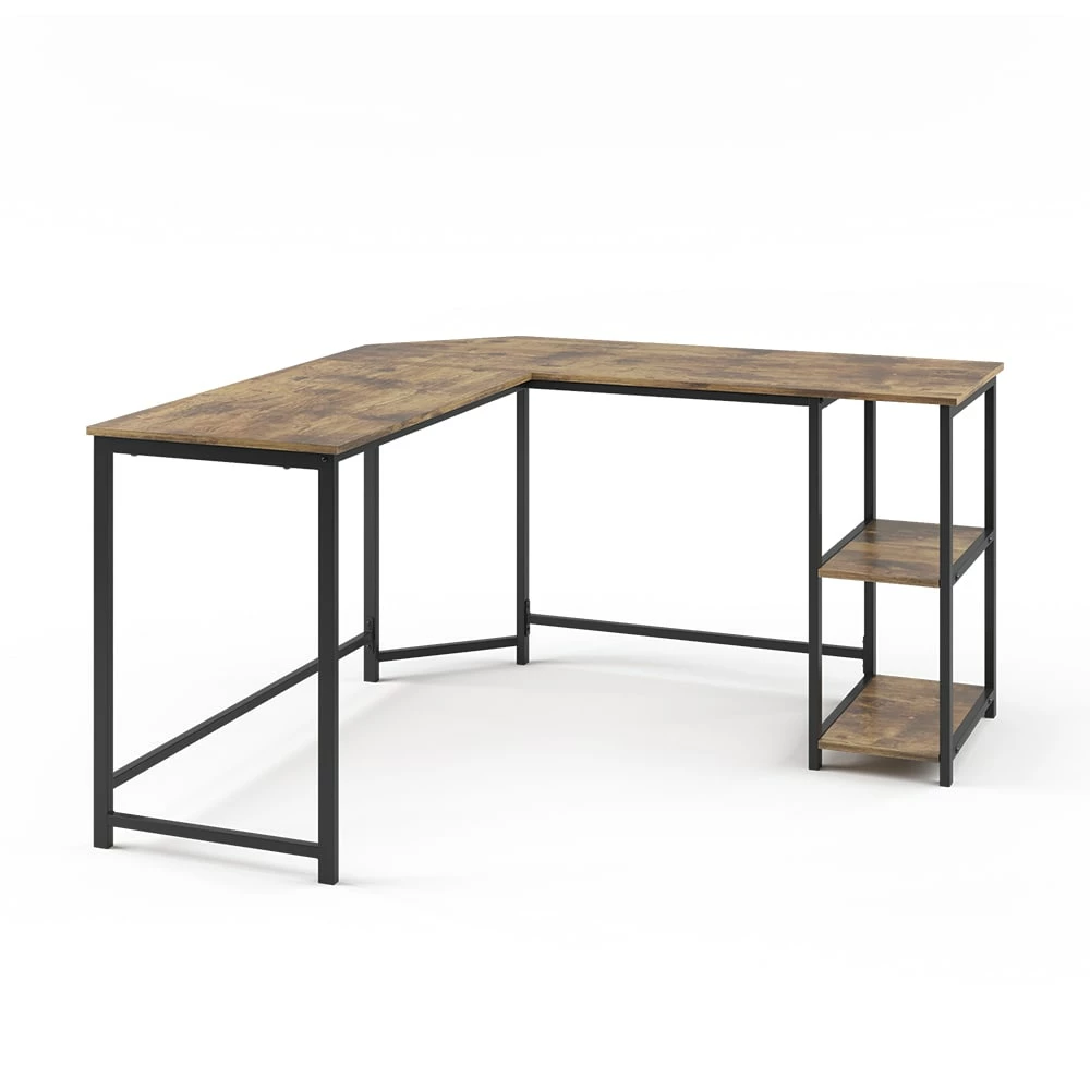 Vicco Eckschreibtisch Computertisch Schreibtisch Fyrk L-förmiger Bürotisch Tisch – Bild 2