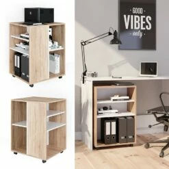 Vicco Rollcontainer Bürocontainer Büroschrank Schreibtisch Aktenschrank SON