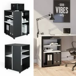 Vicco Rollcontainer Bürocontainer Büroschrank Schreibtisch Aktenschrank ANT