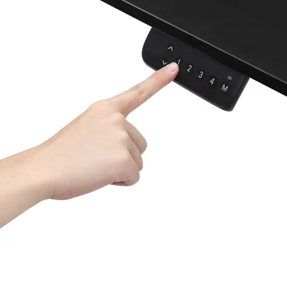 Makika Höhenverstellbarer Schreibtisch Elektrisch 120 X 60 Cm - Schwarz – Bild 6