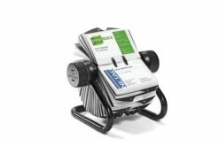 Durable 248101 Visifix Rollkartei, Für 400 Visitenkarten, Register A-Z, Schwarz