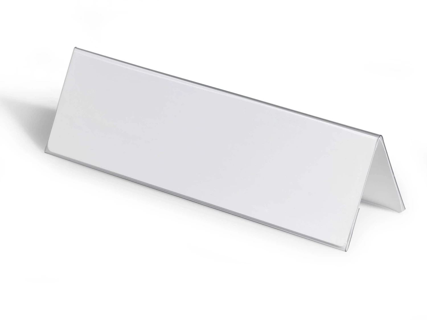 Durable 805319 Tischnamensschild, 25 Stück, 105/210x297 Mm, Transparent Mit Weißer Papiereinlage – Bild 5