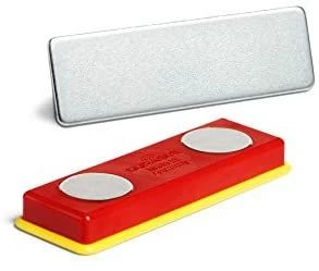 Durable 811619 Namensschild, Packung à 25 Stück (mit Magnet, 40 X 75 Mm), Transparent – Bild 5