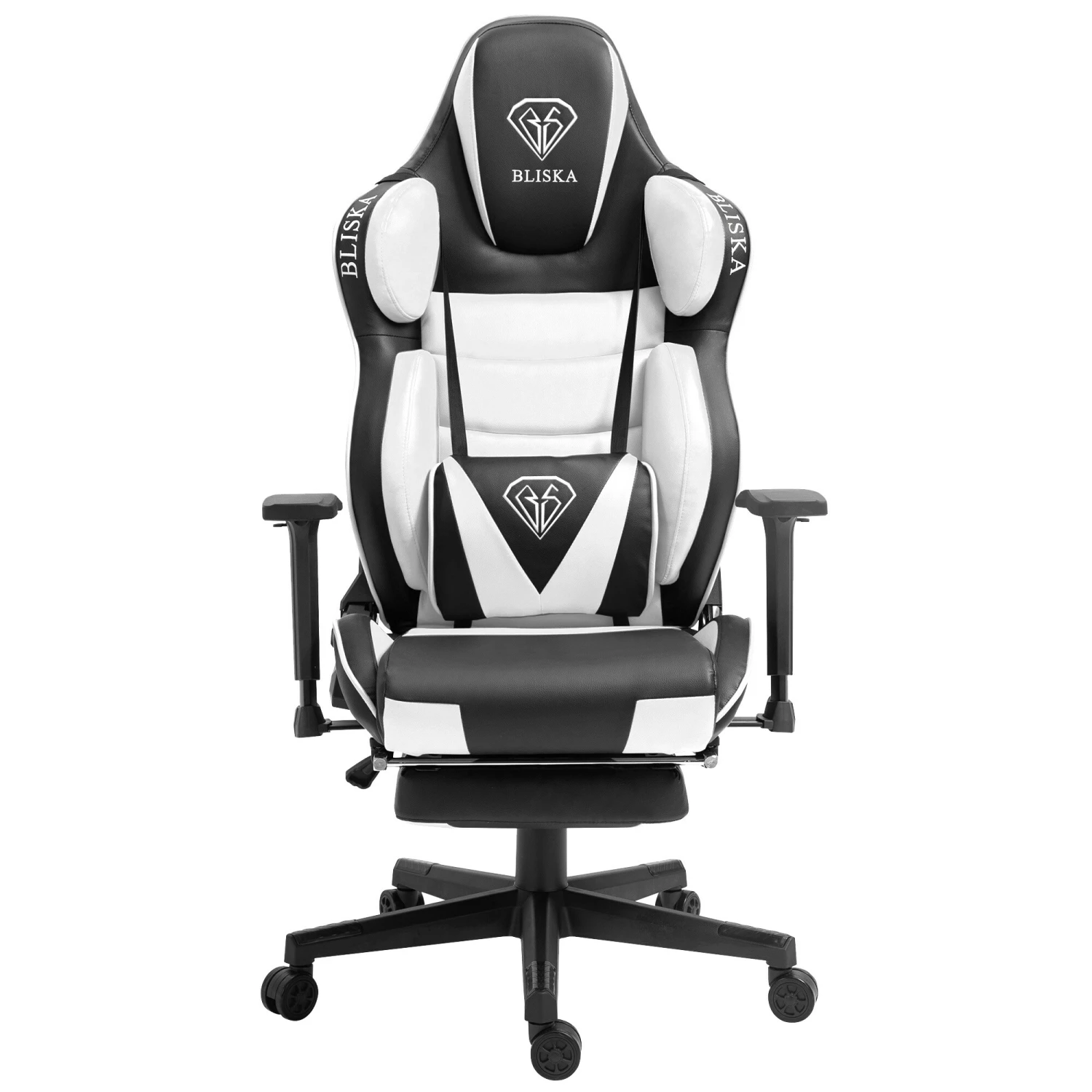 Chair Racing Chefsessel Mit Sportsitz Und Ergonomsichen 4D-Armlehnen Schreibtischstuhl Drehstuhl – Bild 2