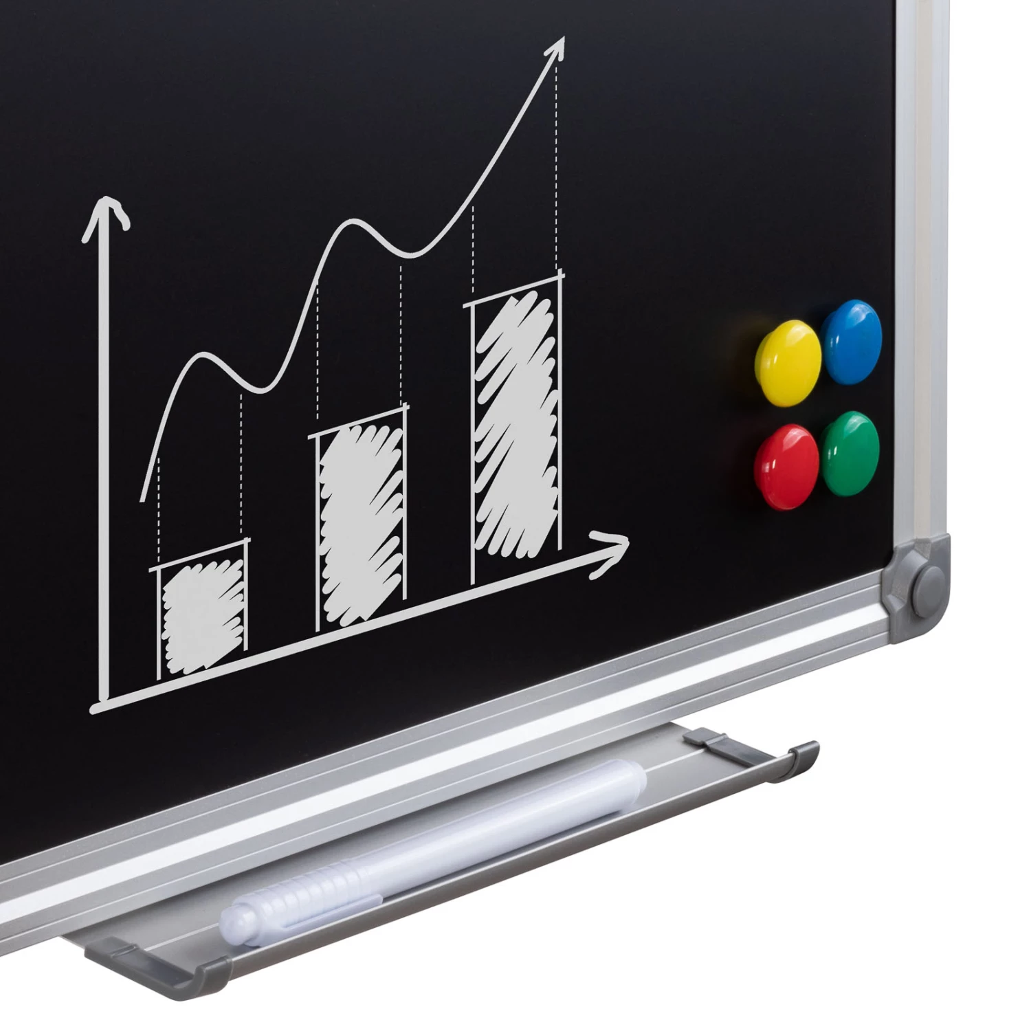 Kreidetafel Inkl. Kreidemarker, Magneten Und Befestigungsmaterial – Bild 4